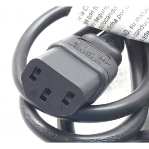 CABLE DE ALIMENTACION DE VOLTAGE ALTERNO CON ENCHUFE DE TRES PUNTAS  PARA MONITORES  Y TVS.   “NUEVO“ / ENCHUFE TIPO I Ó TIPO “AUSTRALIANO“ / 10A / 220V – 250 V / 3 CLAVIJAS / COMPATIBLE CON DIFERENTES DISPOSITIVOS 